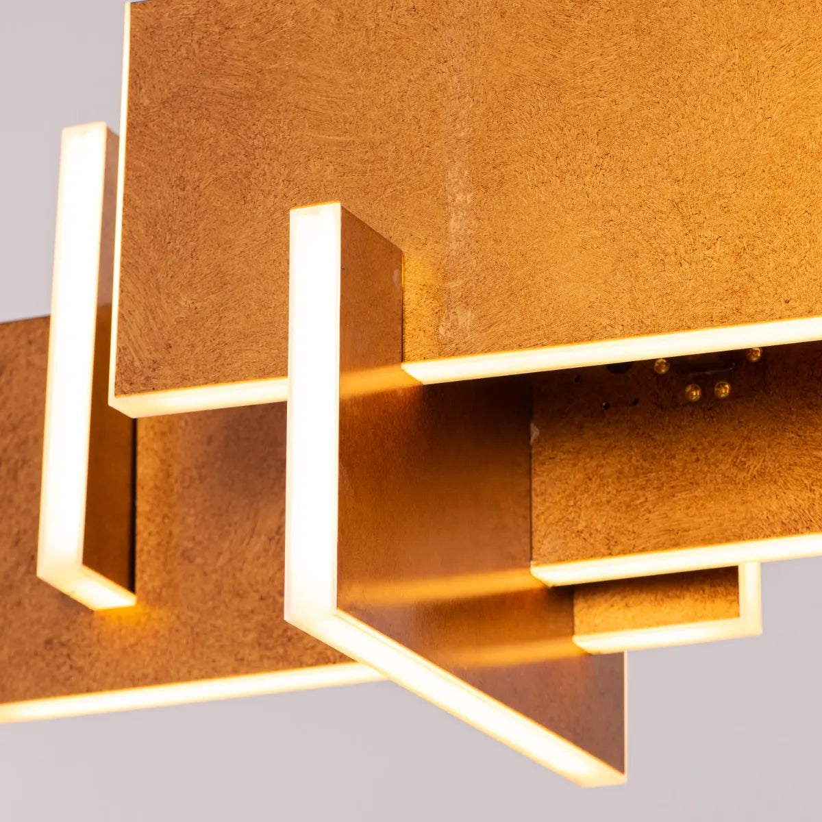 Fires Of Heaven ( Grunge Gold, 3 Color Dimmable LED with Remote Control) Chandelier