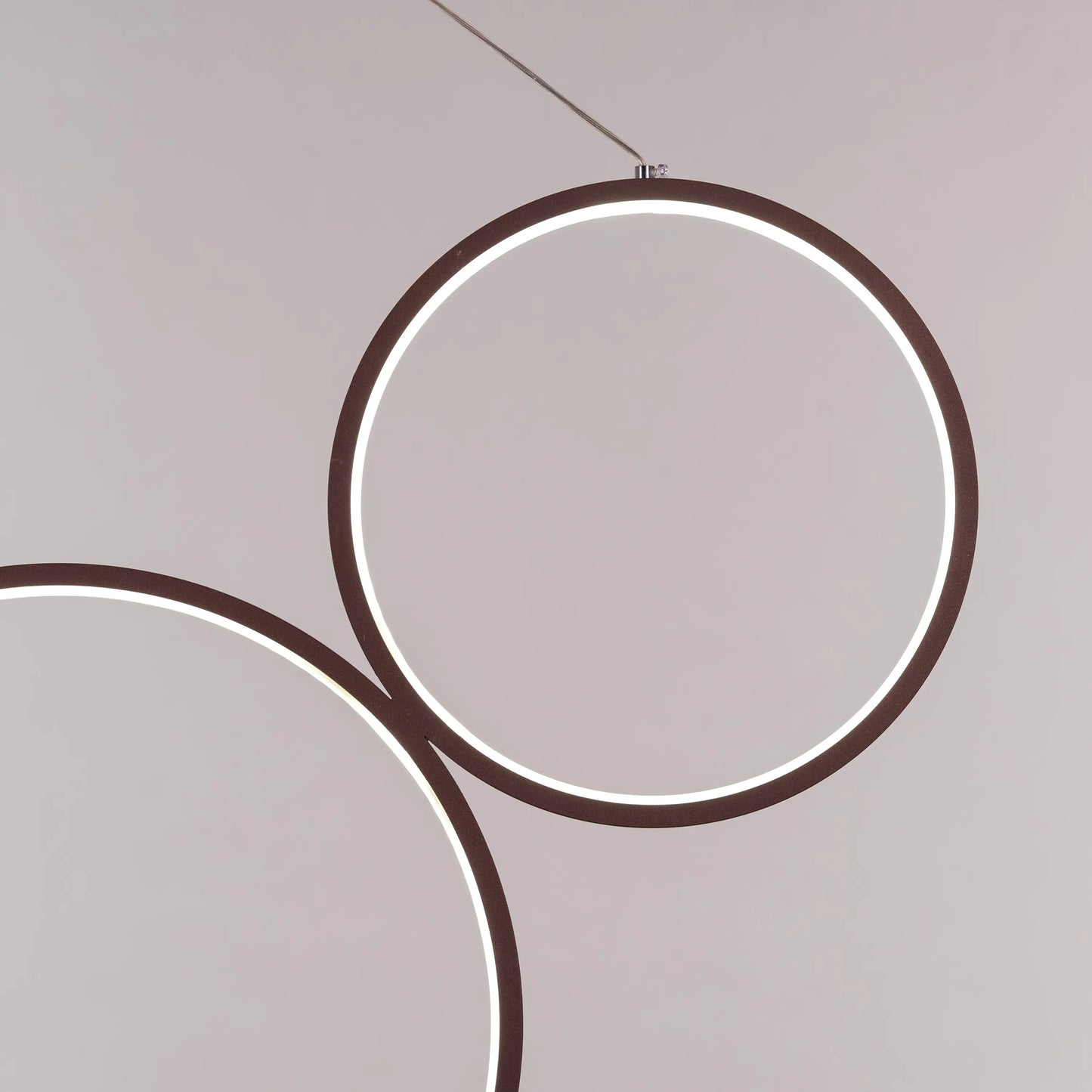 Mirage (Medium, Brown, Dimmable LED with Remote Control) Chandelier