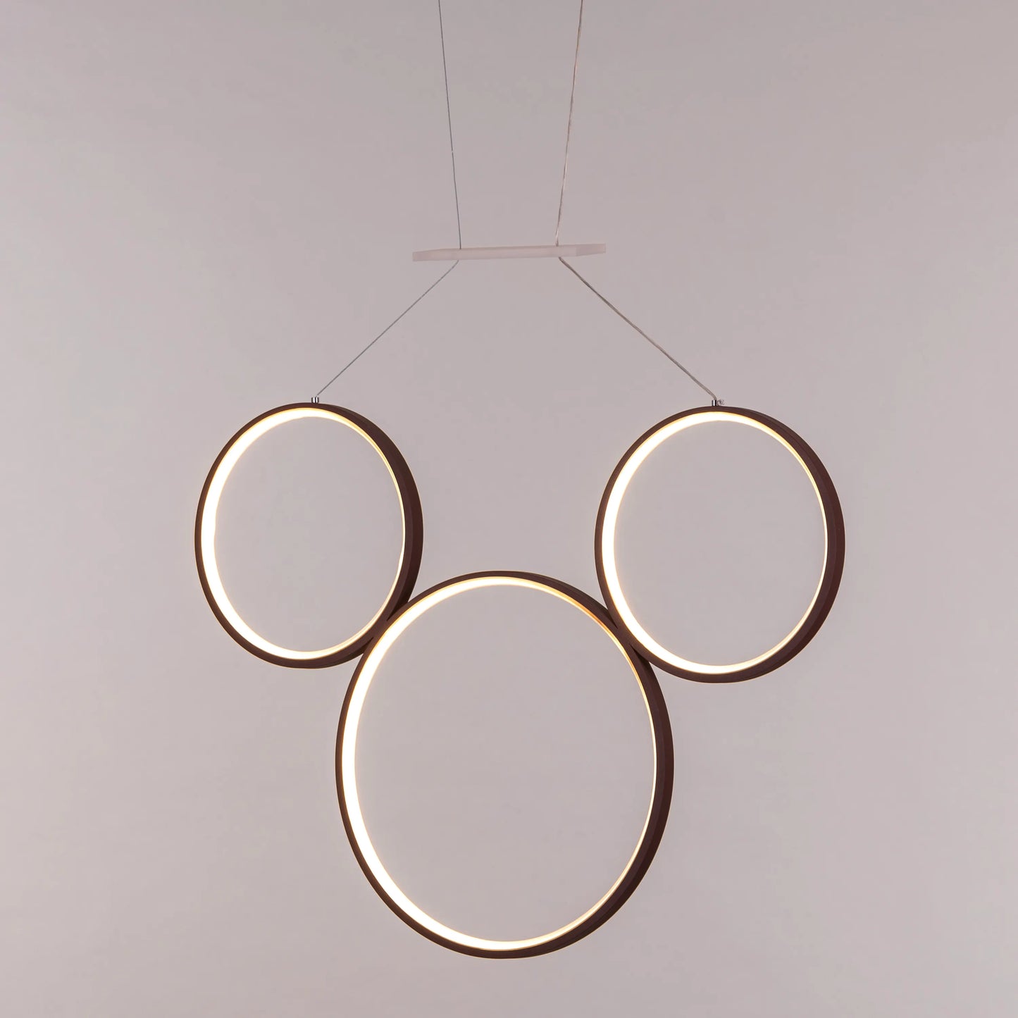 Mirage (Medium, Brown, Dimmable LED with Remote Control) Chandelier