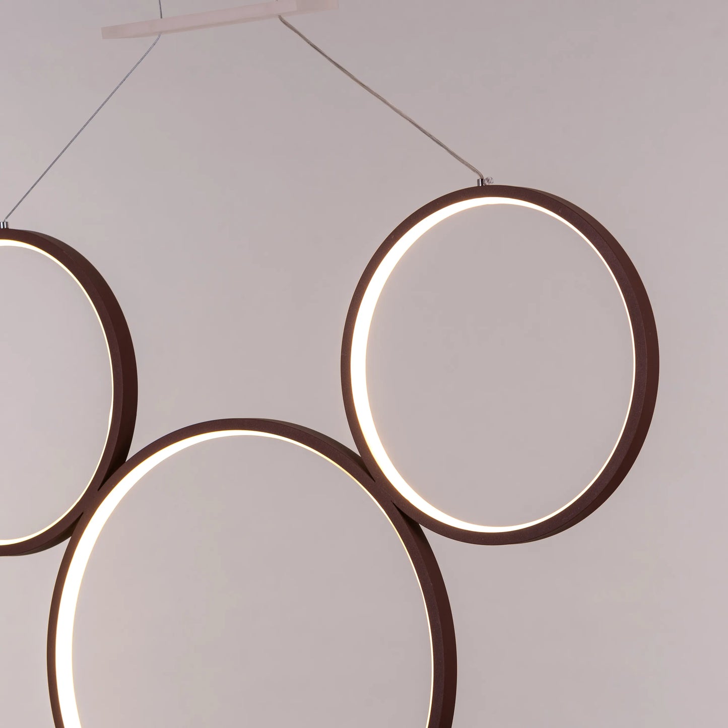 Mirage (Medium, Brown, Dimmable LED with Remote Control) Chandelier