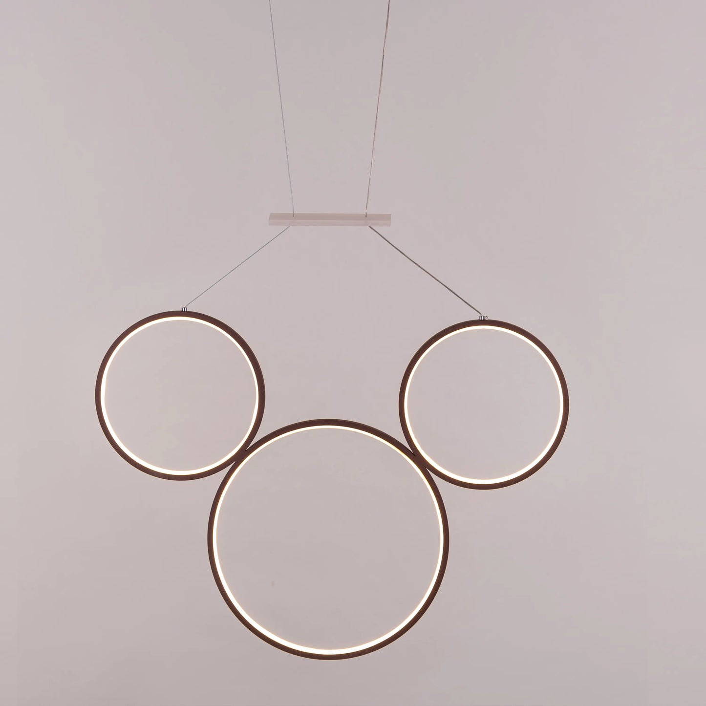 Mirage (Medium, Brown, Dimmable LED with Remote Control) Chandelier