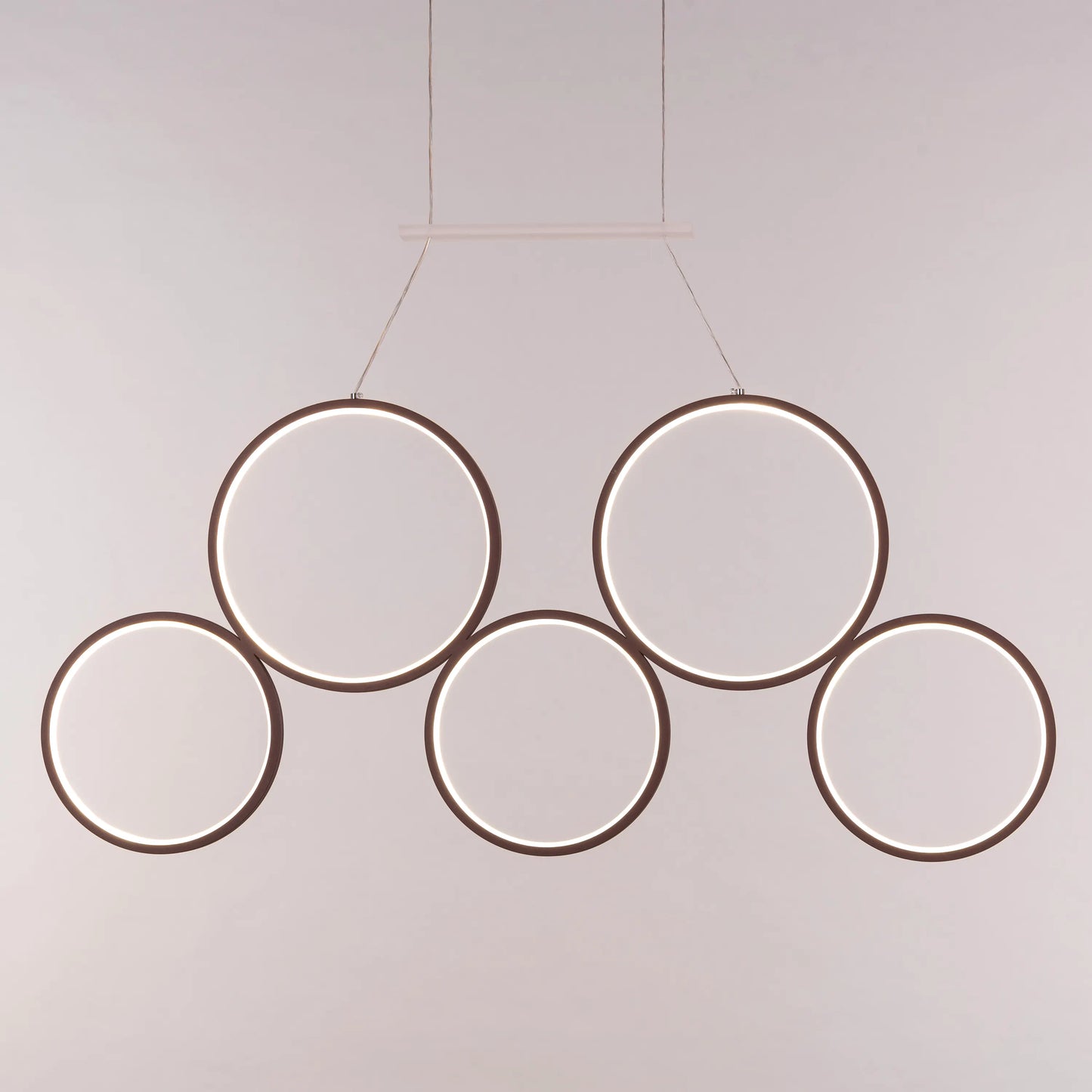 Mirage (Large, Brown, Dimmable LED with Remote Control) Chandelier