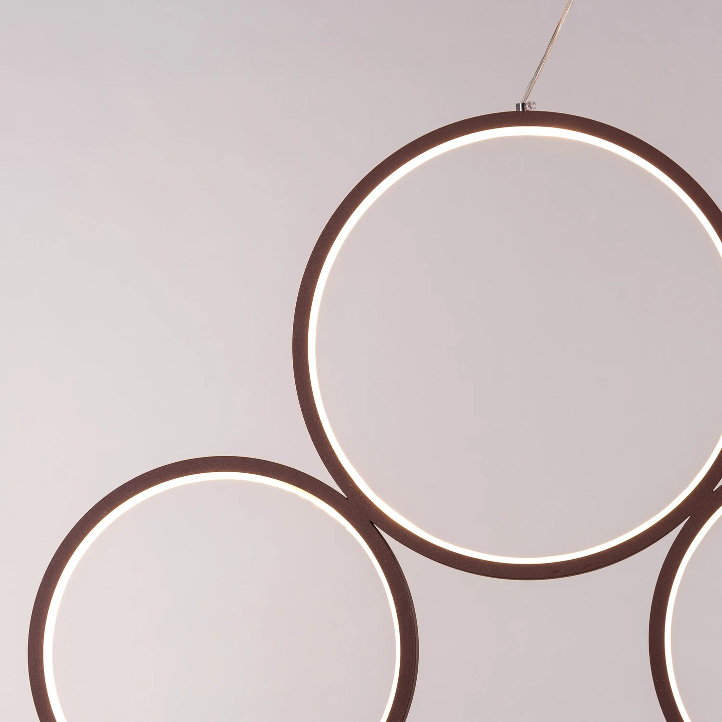 Mirage (Large, Brown, Dimmable LED with Remote Control) Chandelier