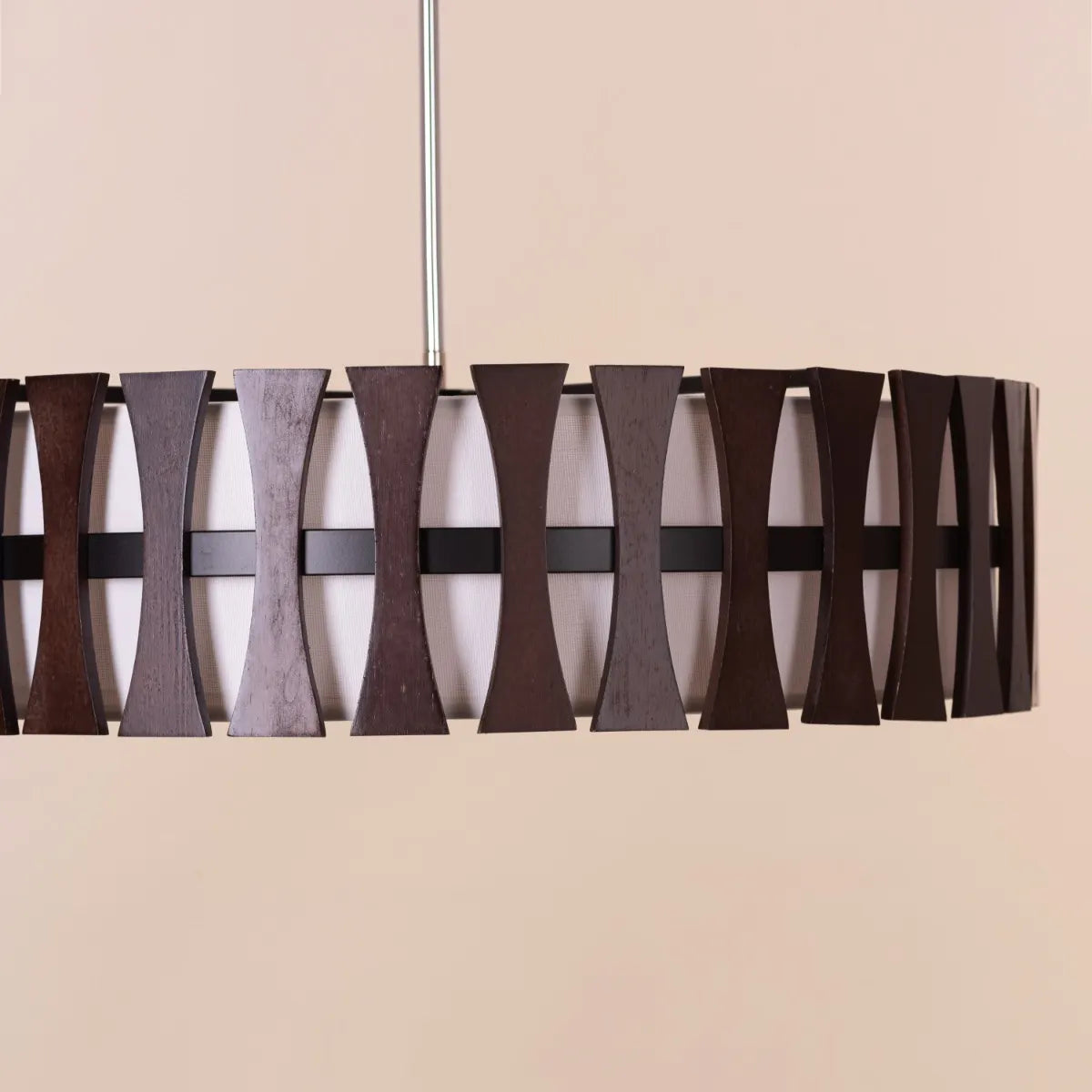 Positive Energy Wooden Pendant Light