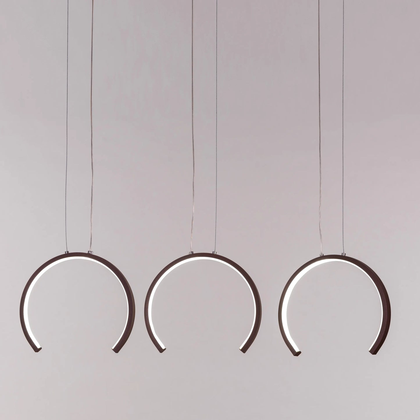 All Shook Up (Medium, Brown, Dimmable LED with Remote Control) Chandelier