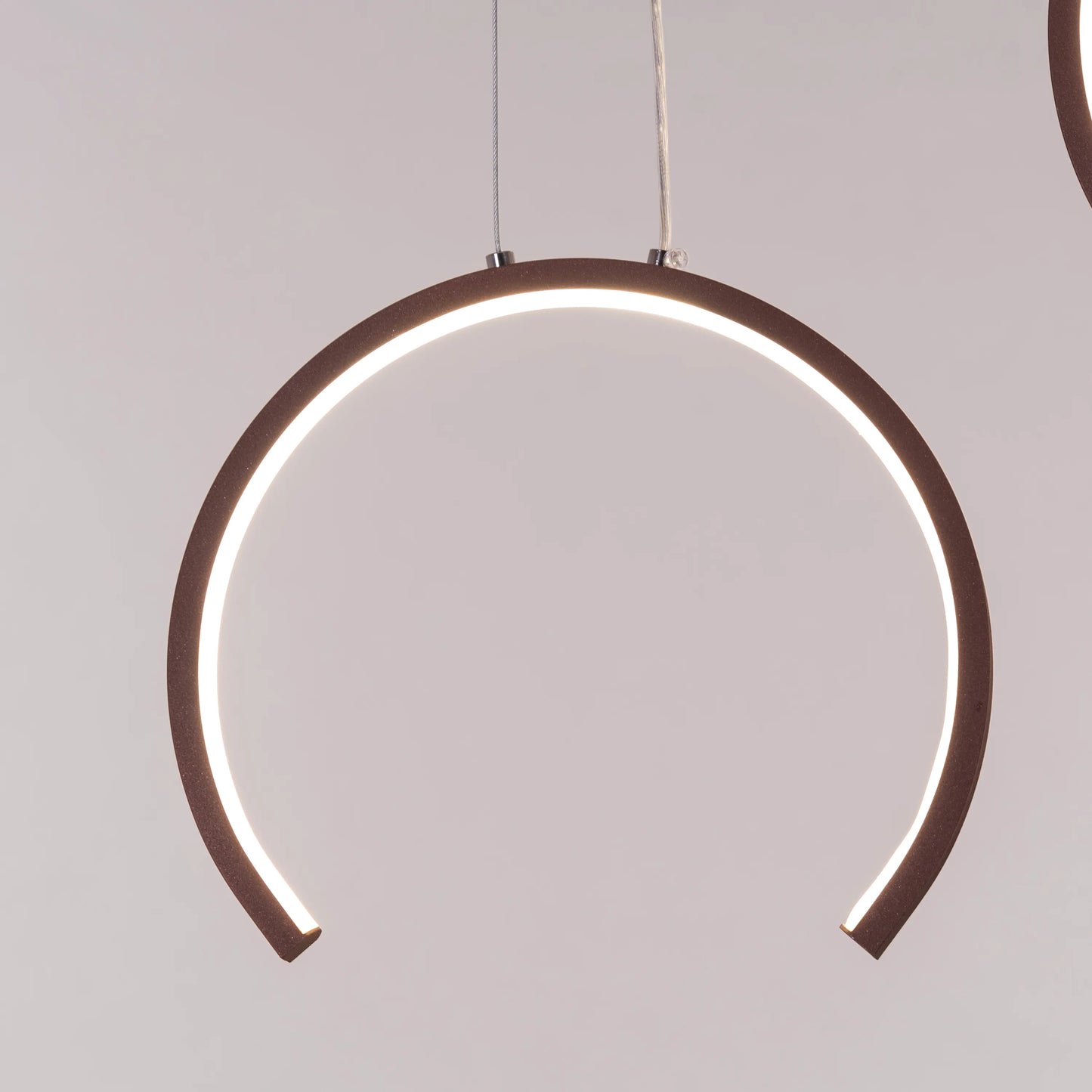 All Shook Up (Medium, Brown, Dimmable LED with Remote Control) Chandelier