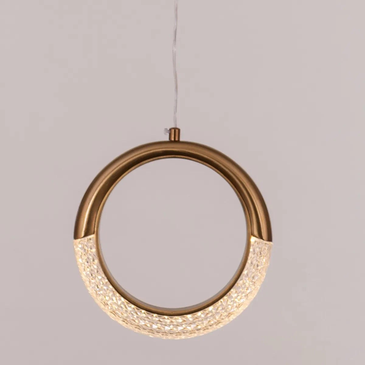 Lot To Unpack (Gold, 3 Color Dimmable LED with Remote Control) Pendant Light