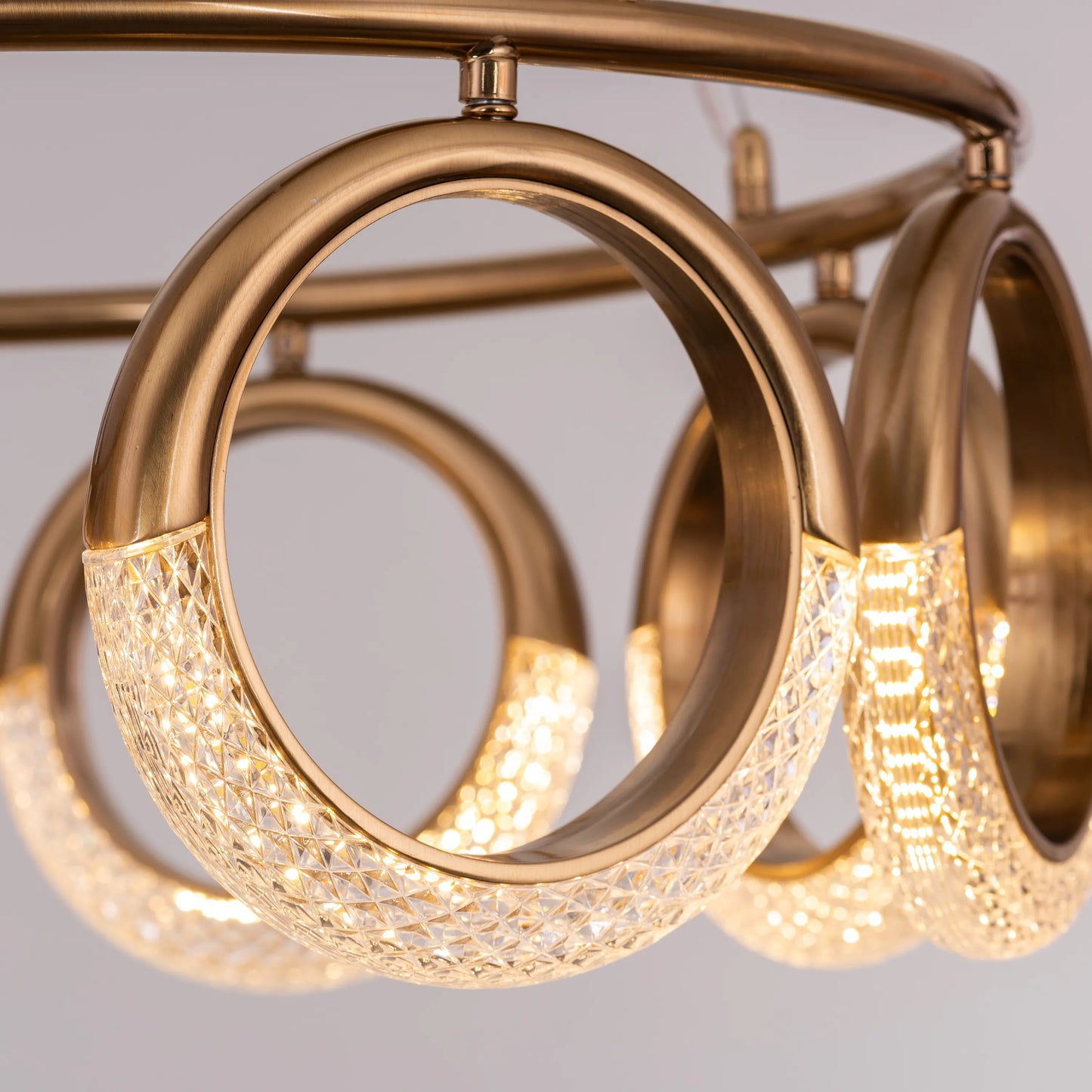 Tell Yourself Chandelier in gold finish
