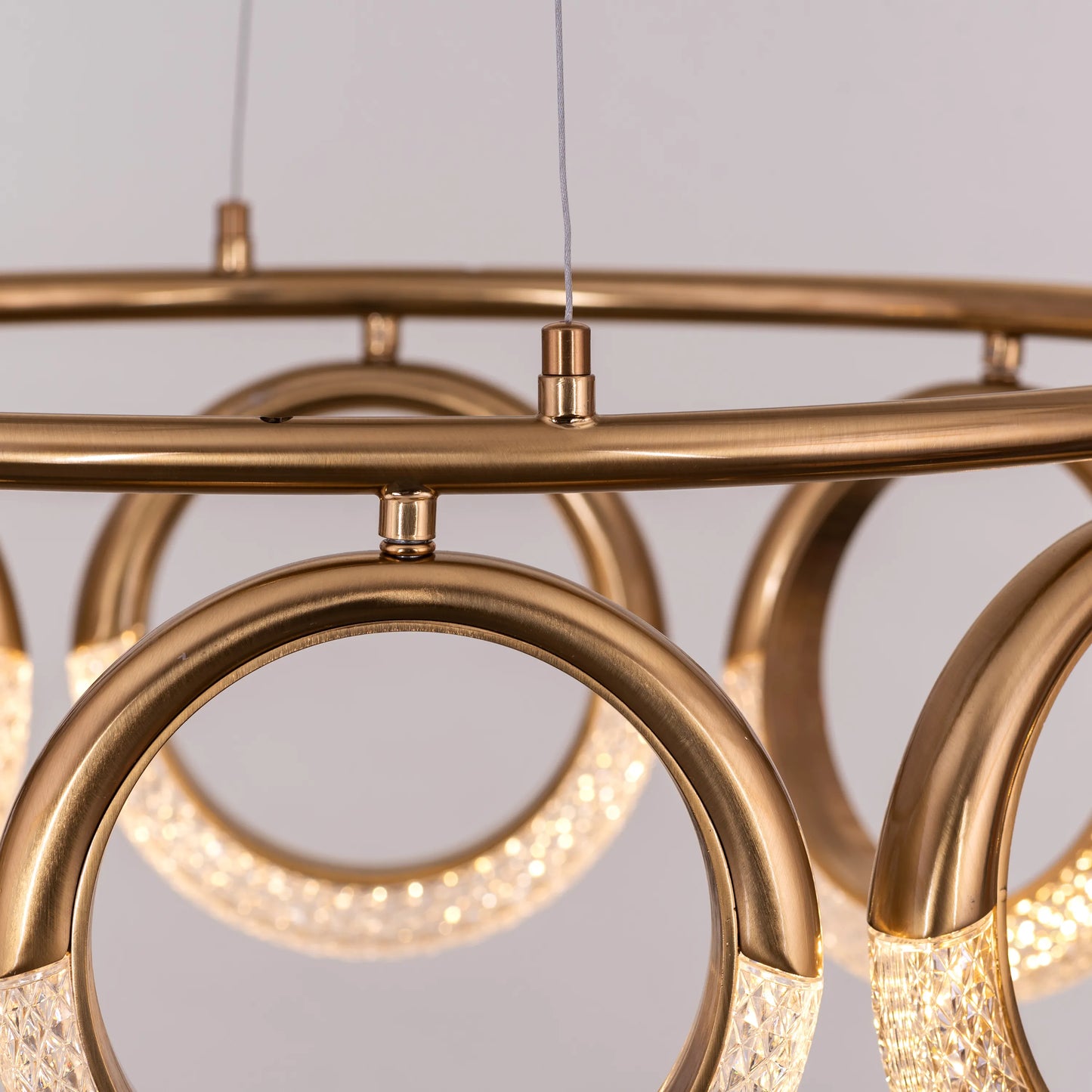 Tell Yourself (Small, Gold, Dimmable LED with Remote Control) Chandelier