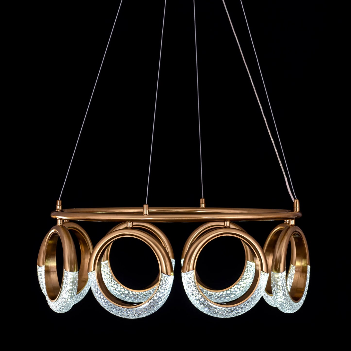 Tell Yourself (Small, Gold, Dimmable LED with Remote Control) Chandelier