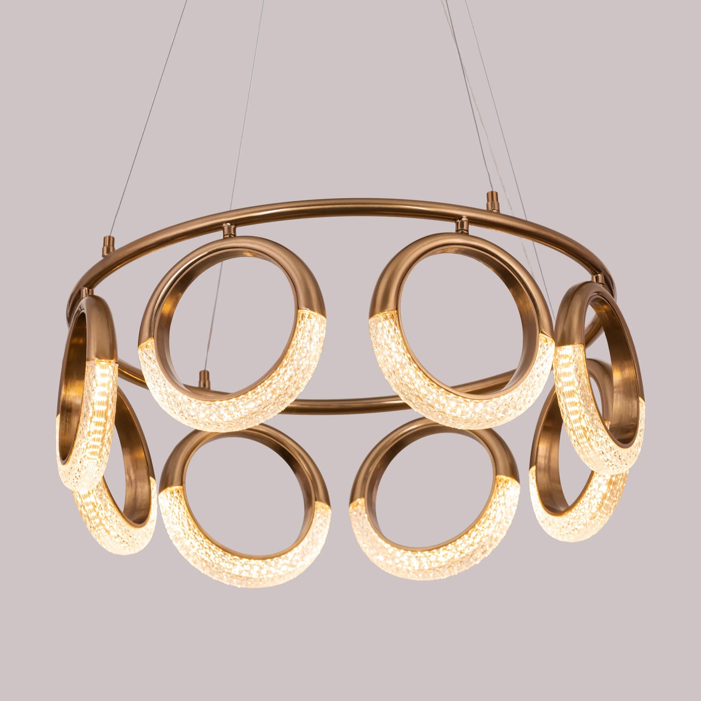 Tell Yourself (Small, Gold, Dimmable LED with Remote Control) Chandelier