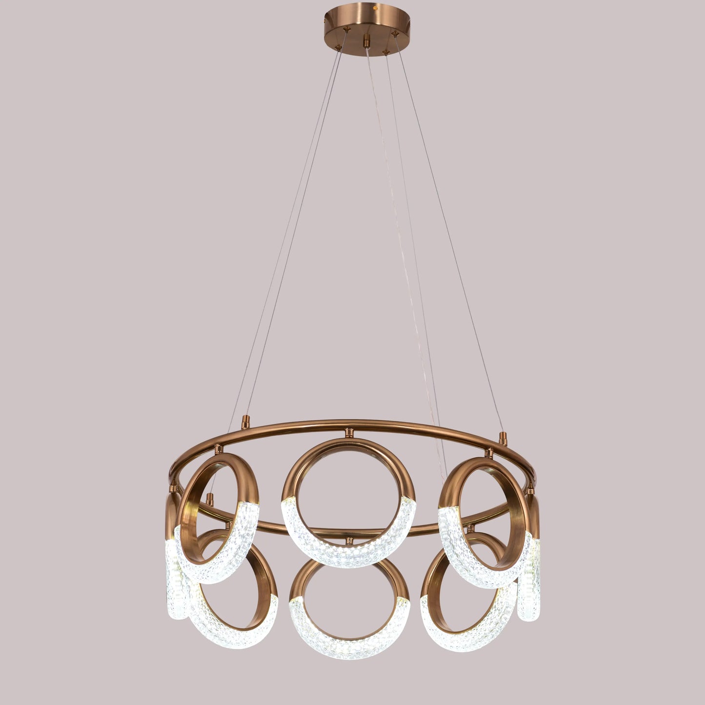 Tell Yourself (Small, Gold, Dimmable LED with Remote Control) Chandelier