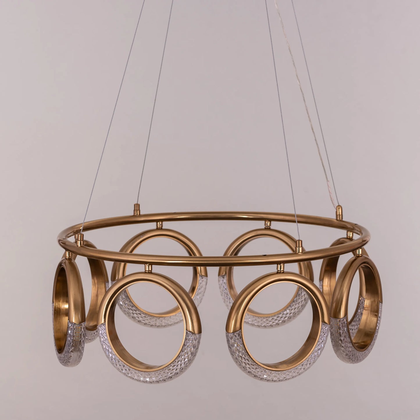 Tell Yourself Chandelier in gold finish