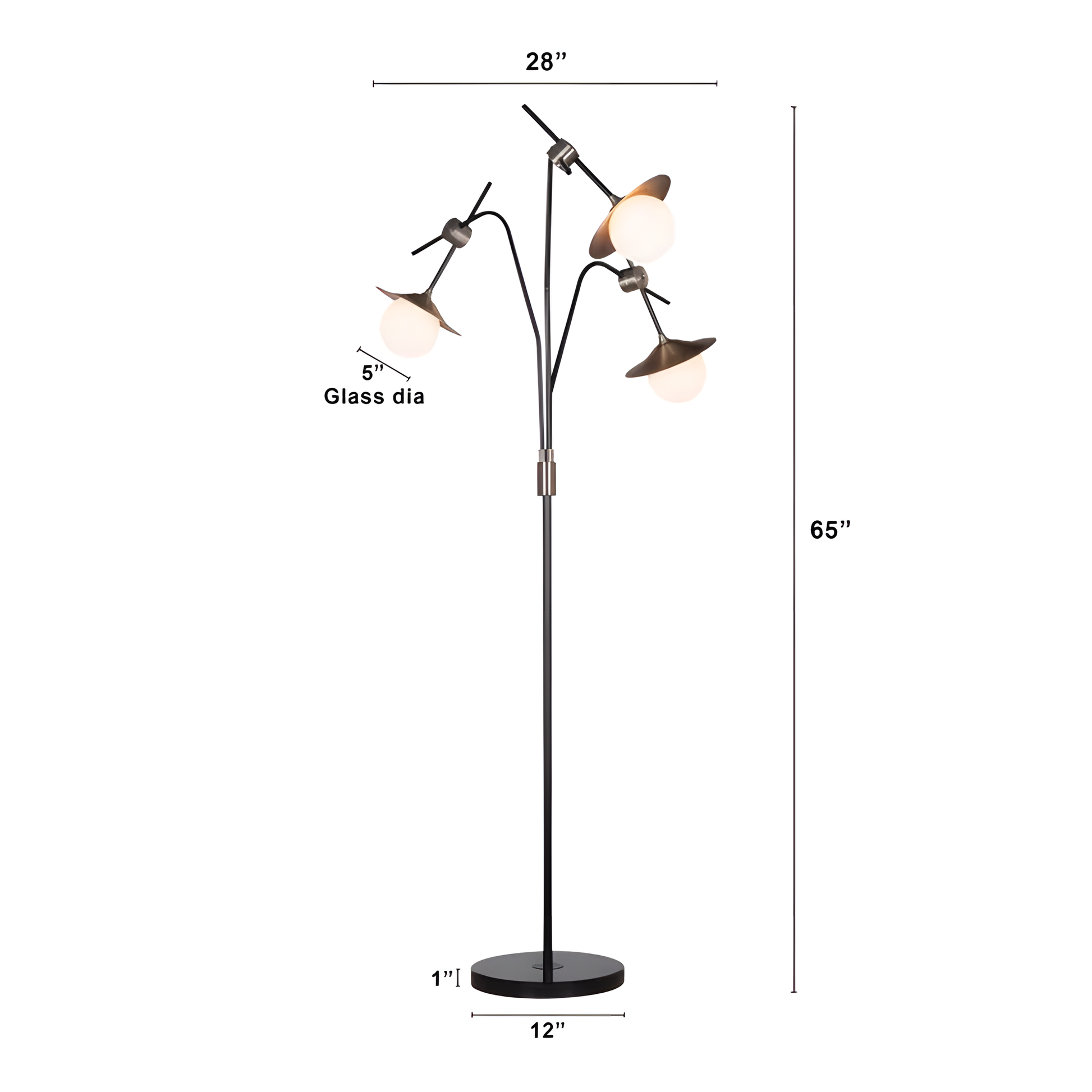 Multifunctional floor lamp for living room or bedroom