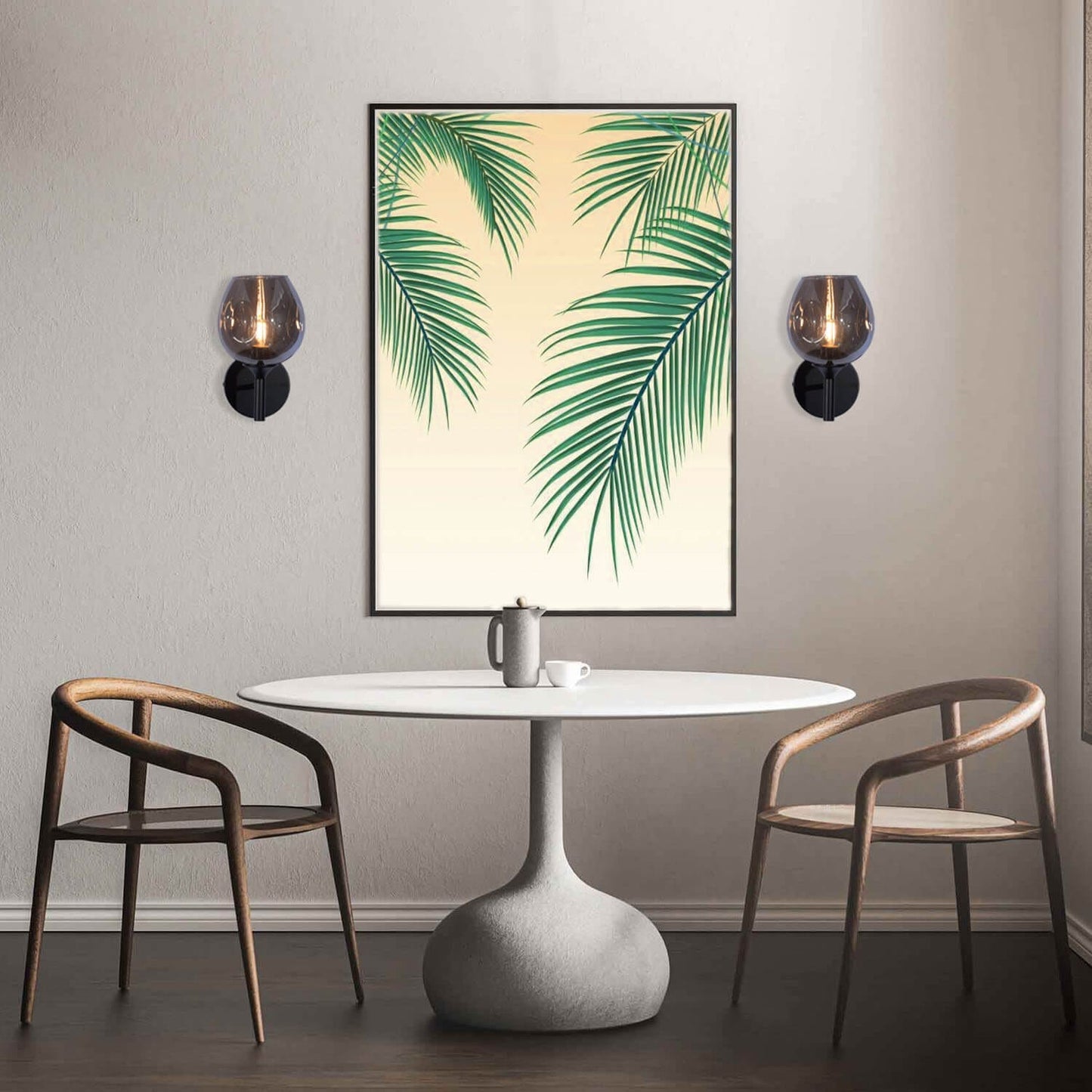 Contemporary wall sconce, intricate shadows, allure of the unknown.