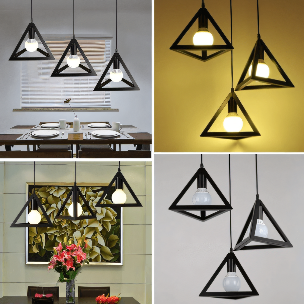 Striking metal hanging light that embodies the essence of the Magical Island Villa