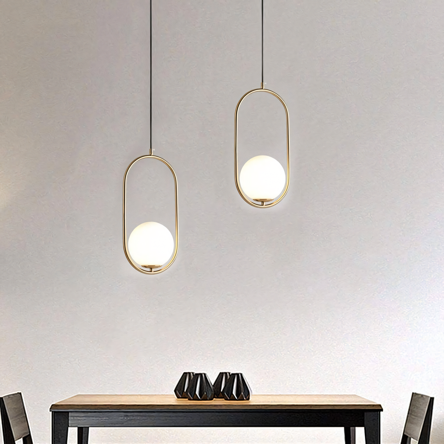 Serene Beauty of the Orbis Hanging Lamp Light