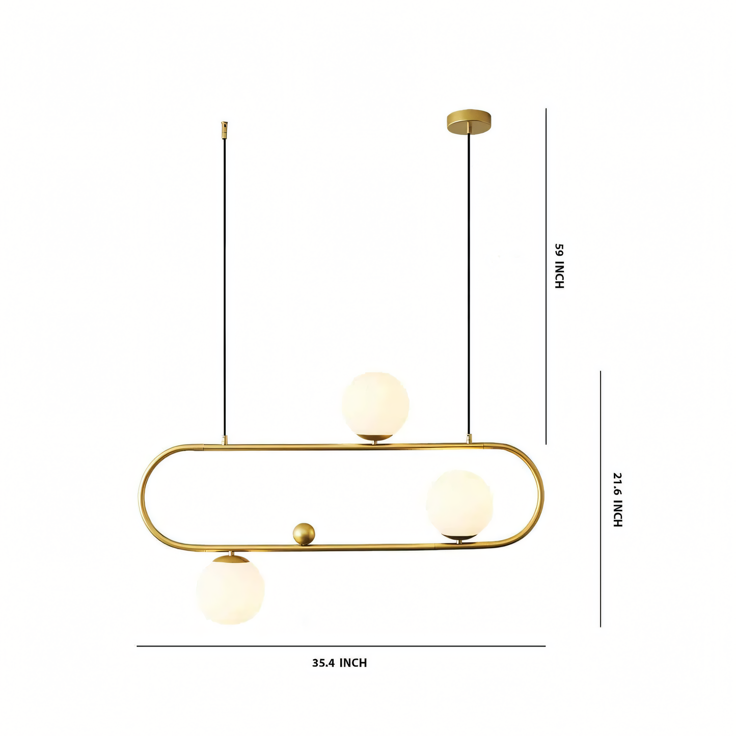 Elegant and sophisticated design of the Orionis Chandelier