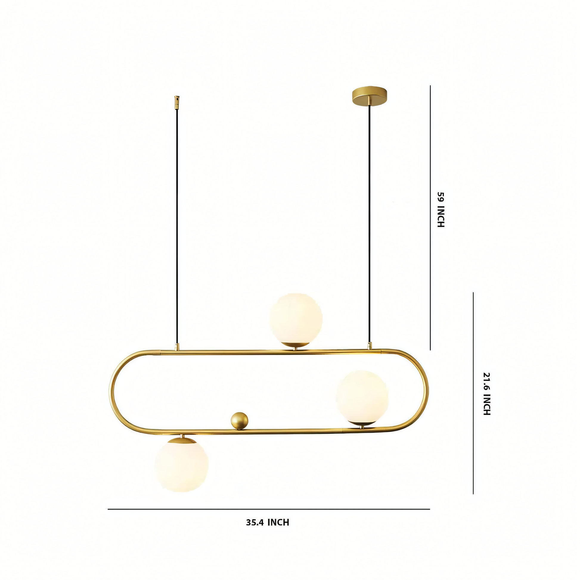 Elegant and sophisticated design of the Orionis Chandelier