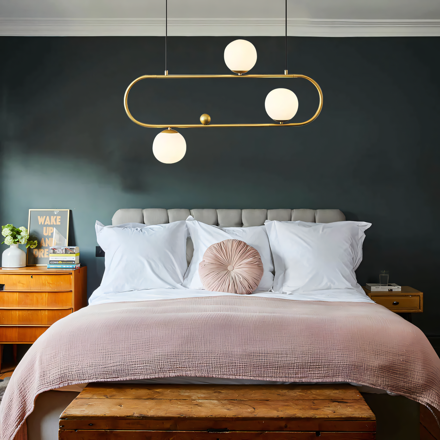 Orionis Modern Italian Design Chandelier in a luxury apartment