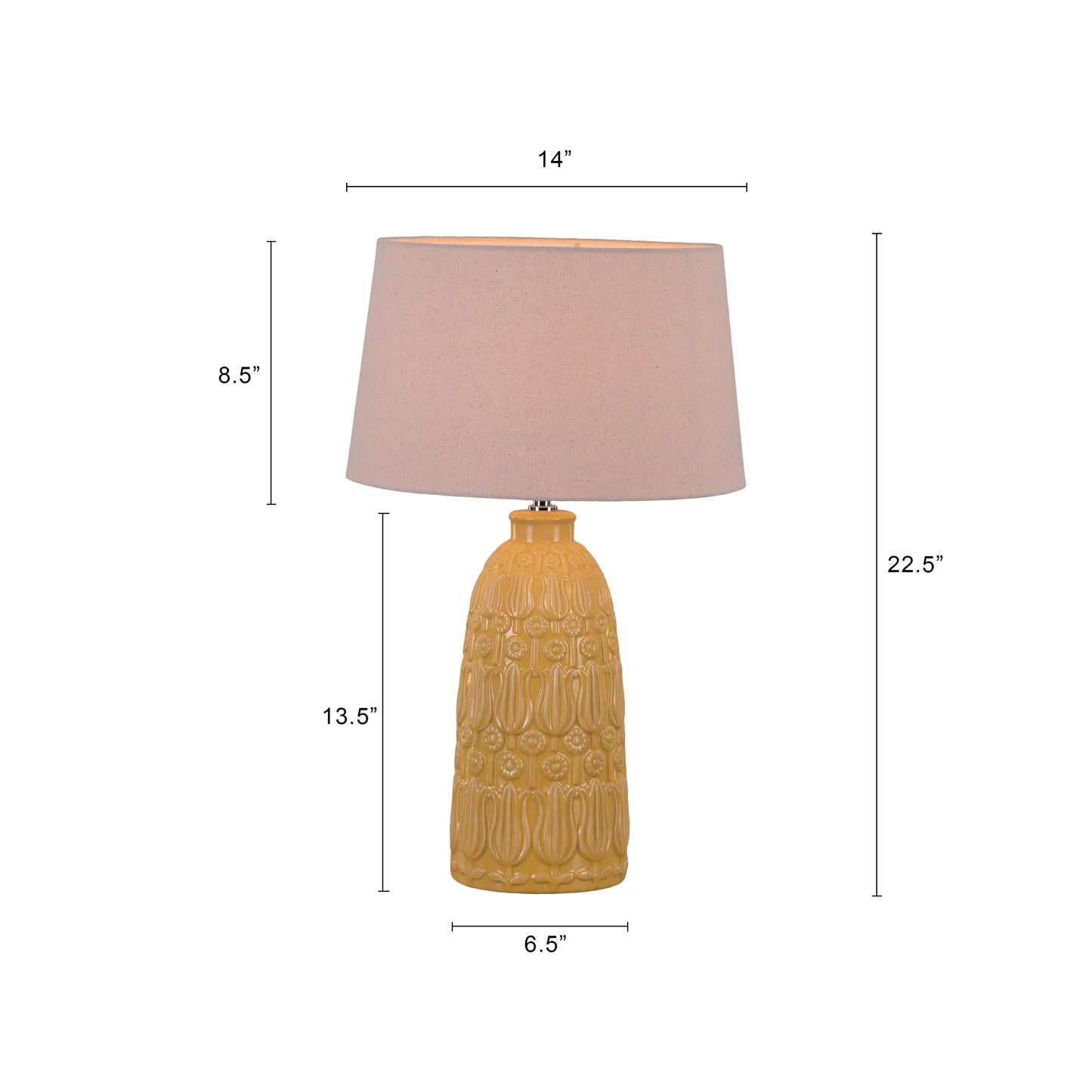 Joyful Ceramic Table Light