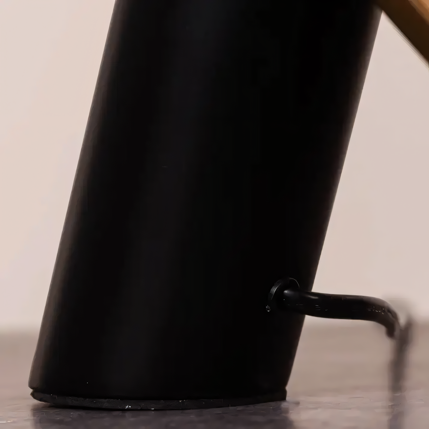 Industrial-Inspired Black and Gold Desk Lamp