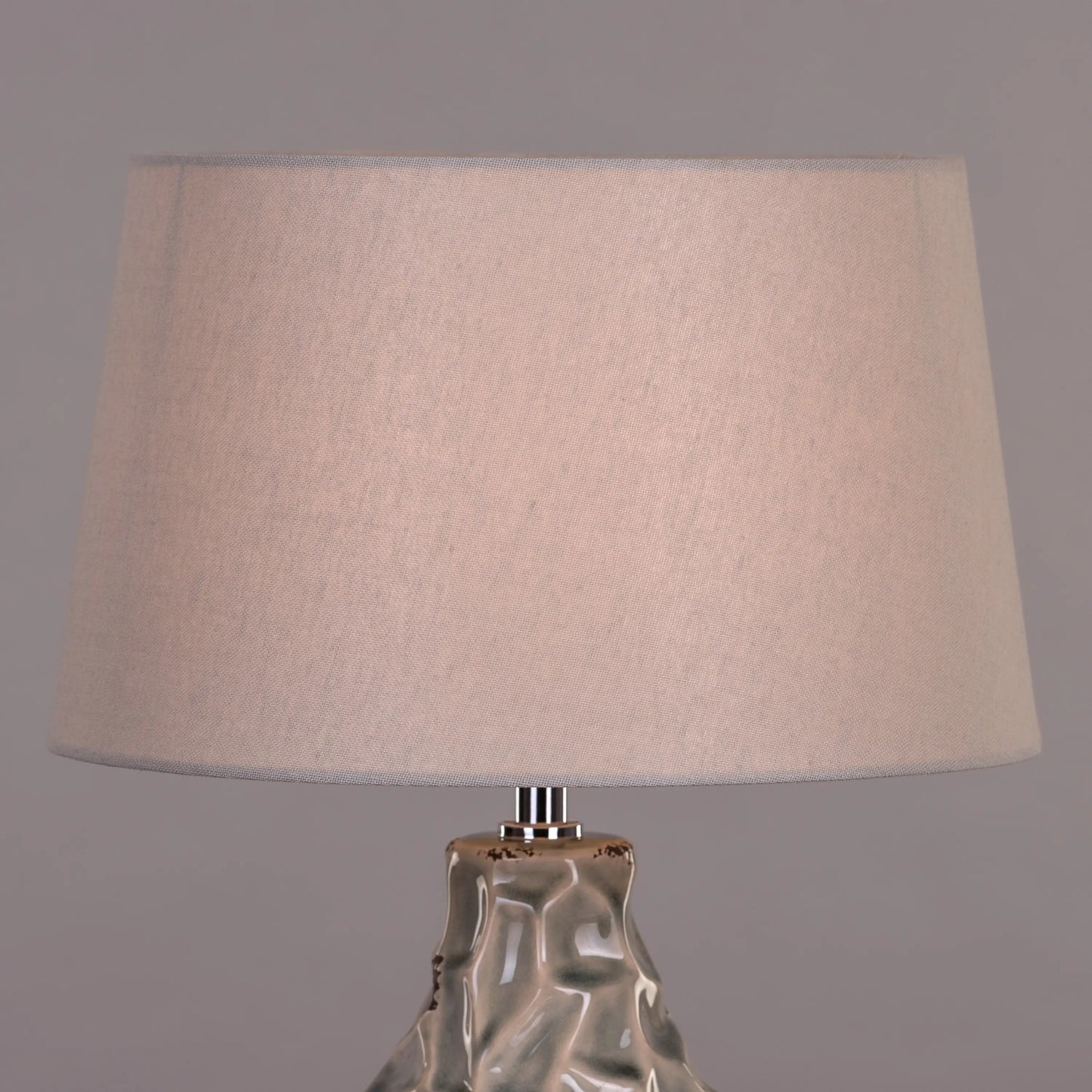 Opulent Cream Ceramic Lamp