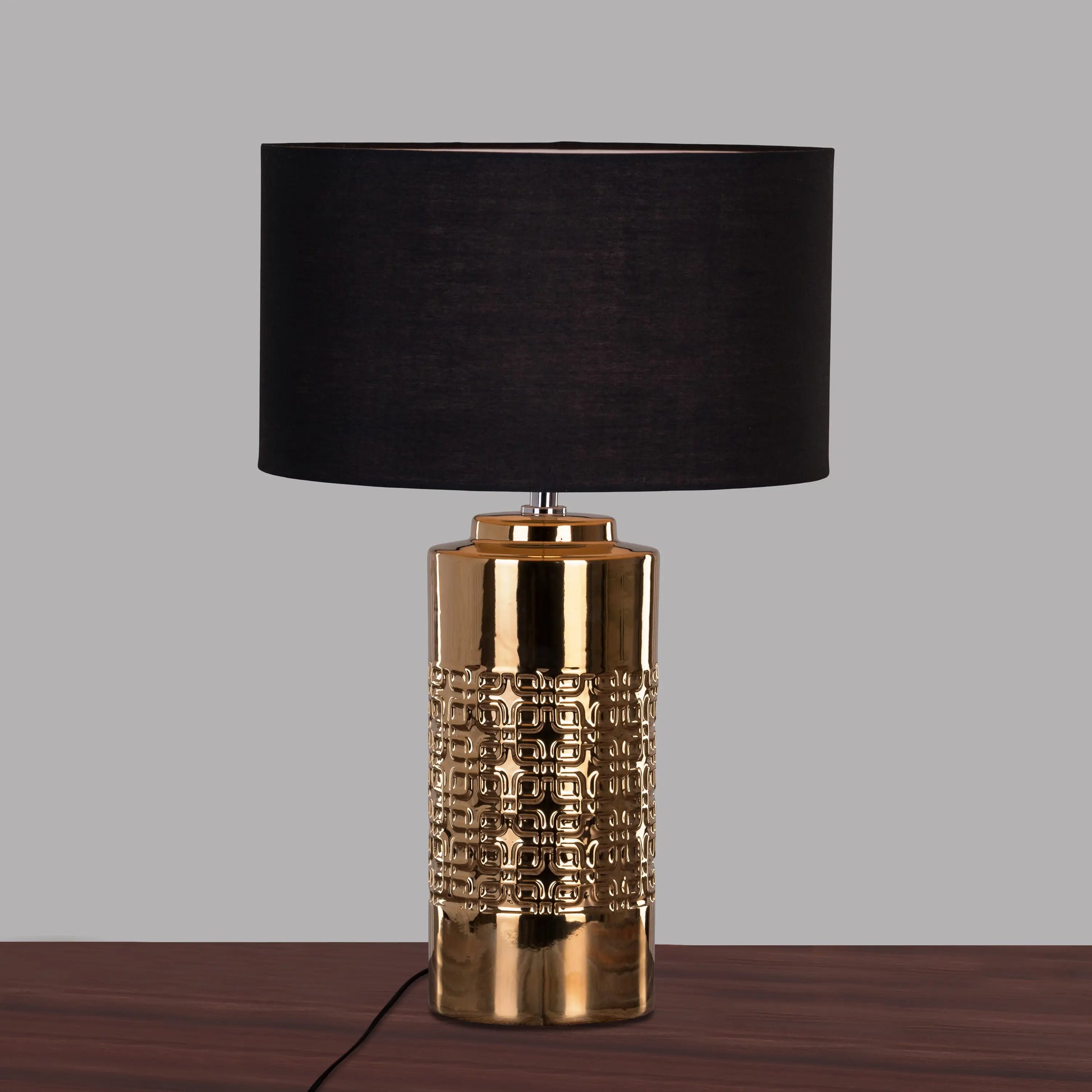 Golden accent adding opulence and warmth