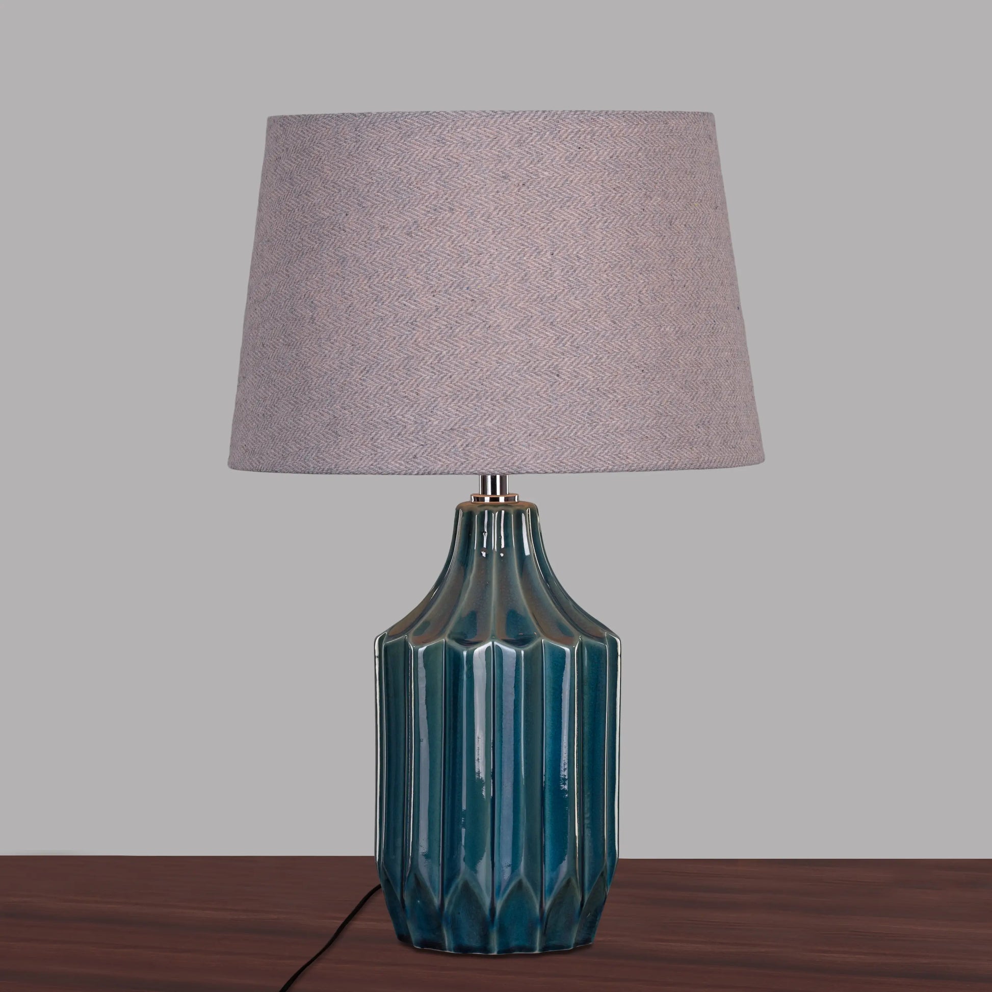 Vibrant Umbrella Ceramic Lamp