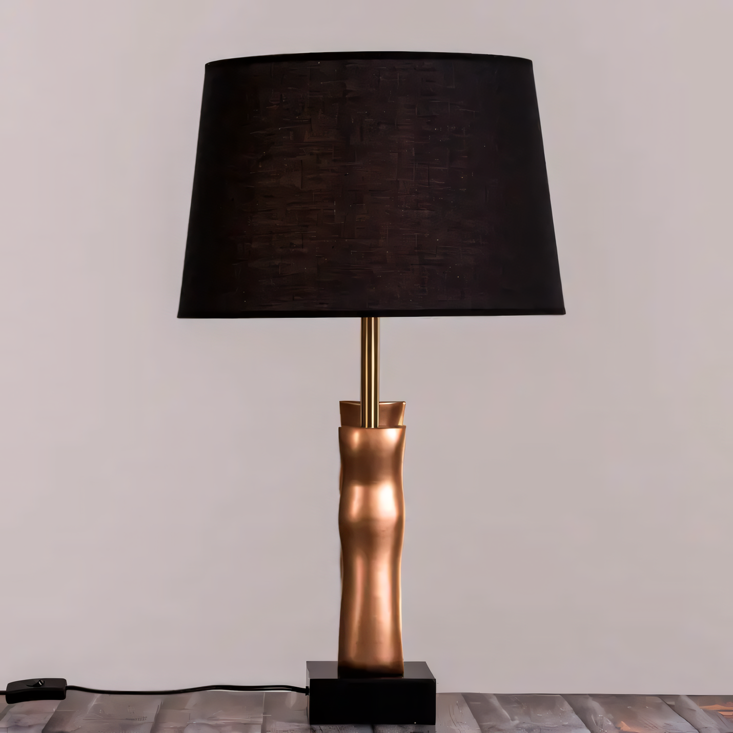 Set In My Way (Gold) Marble Table Lamp