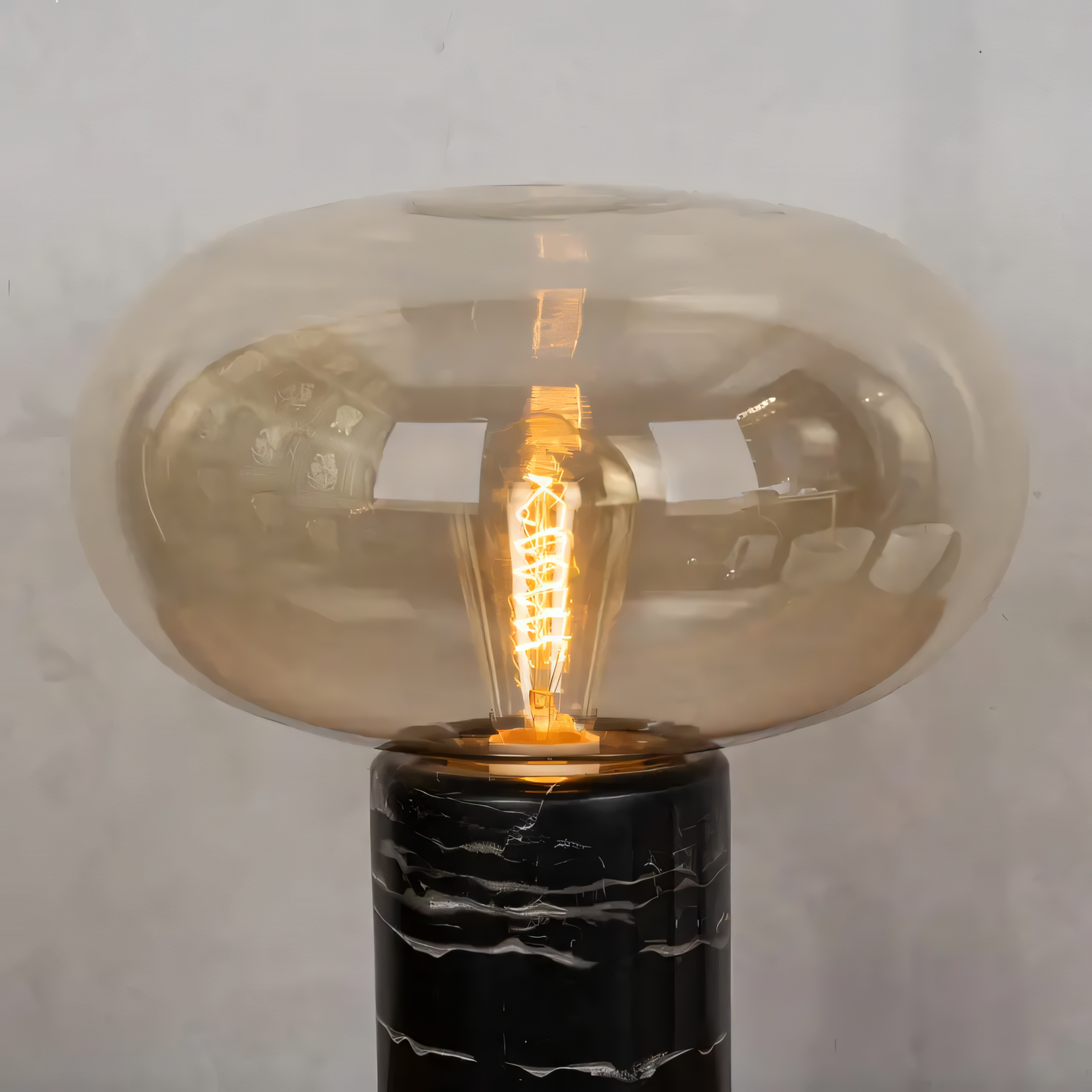 Marble base with cosmic patterns