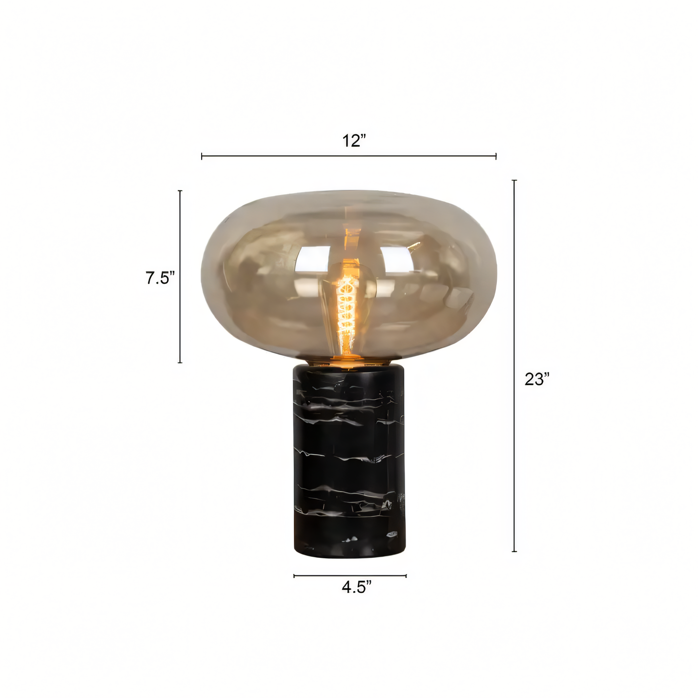 Galactic elegance in a table lamp