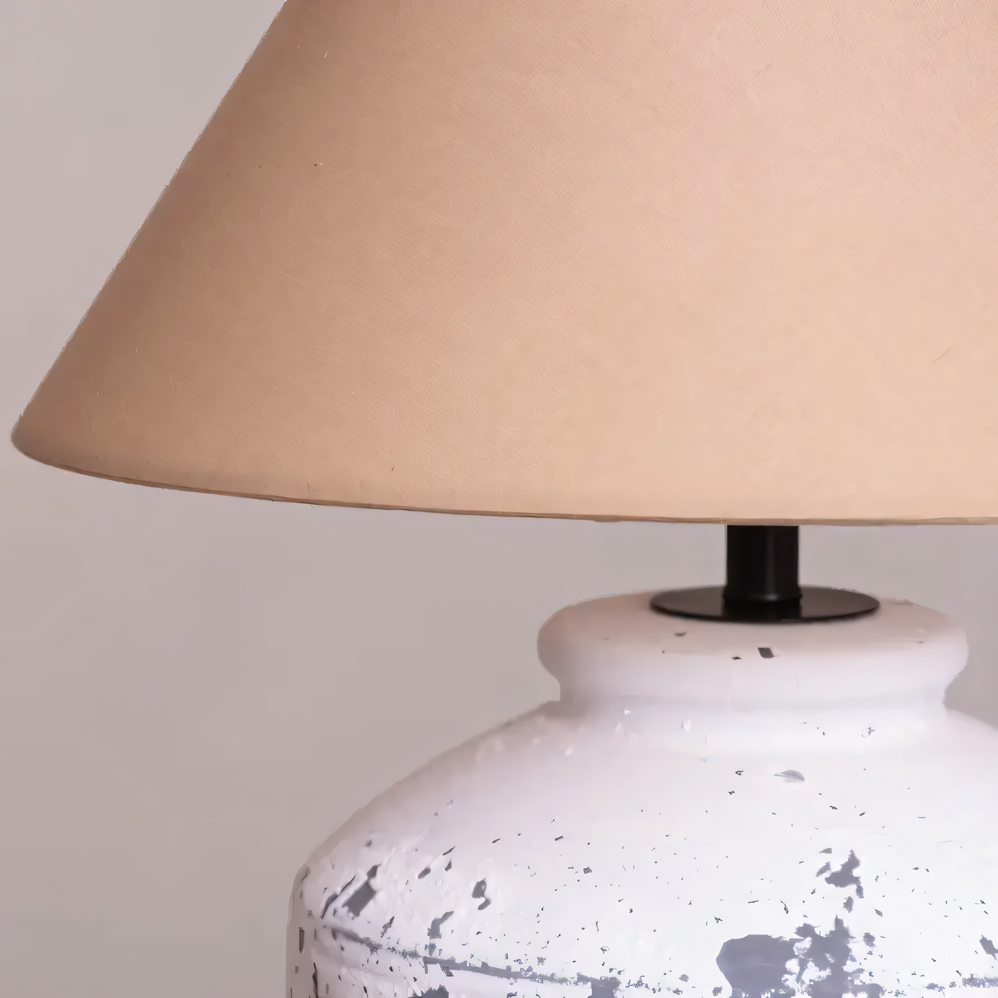 Umbrella-style Ceramic Lamp for Living Room