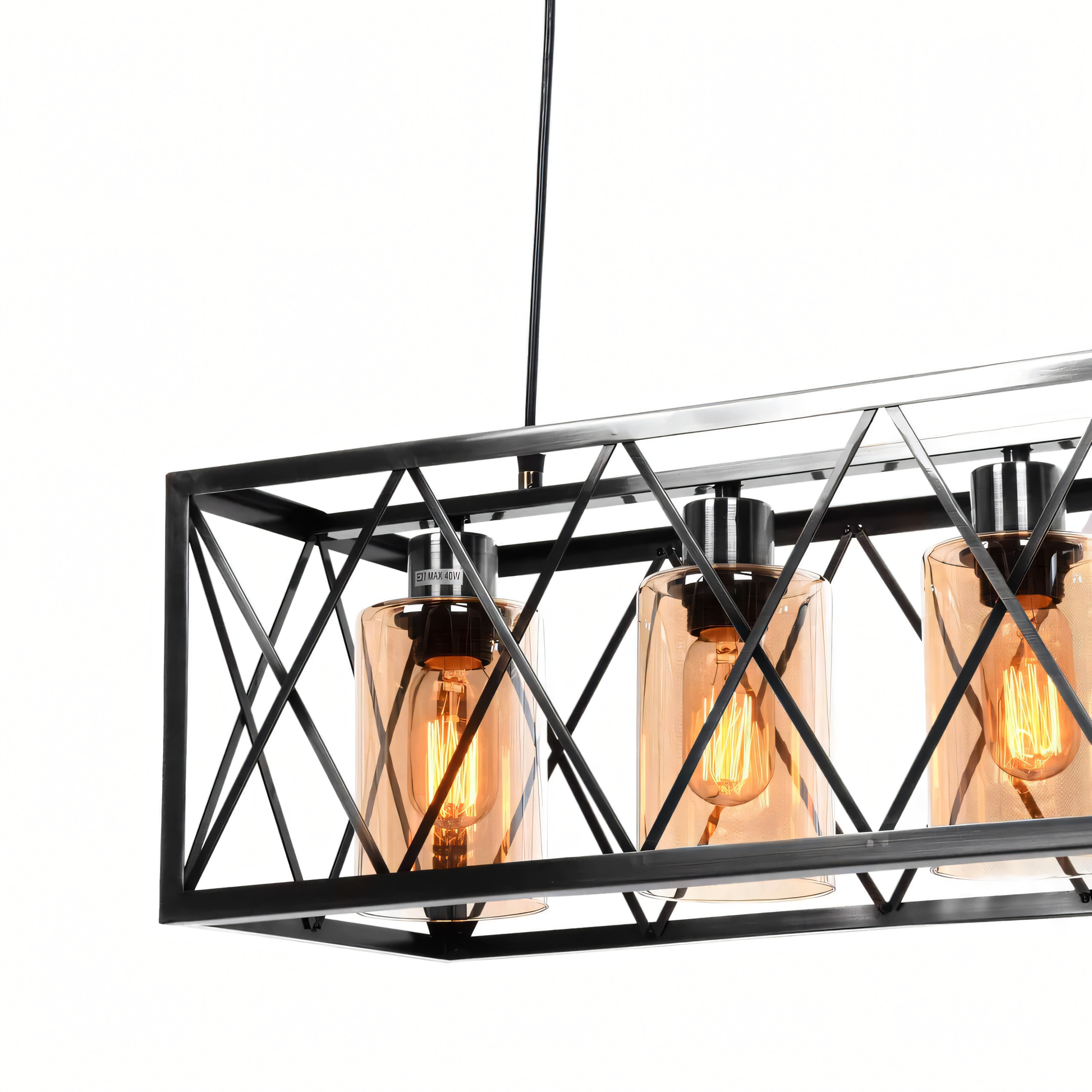 Mesmerizing play of light and shadow in the dining area