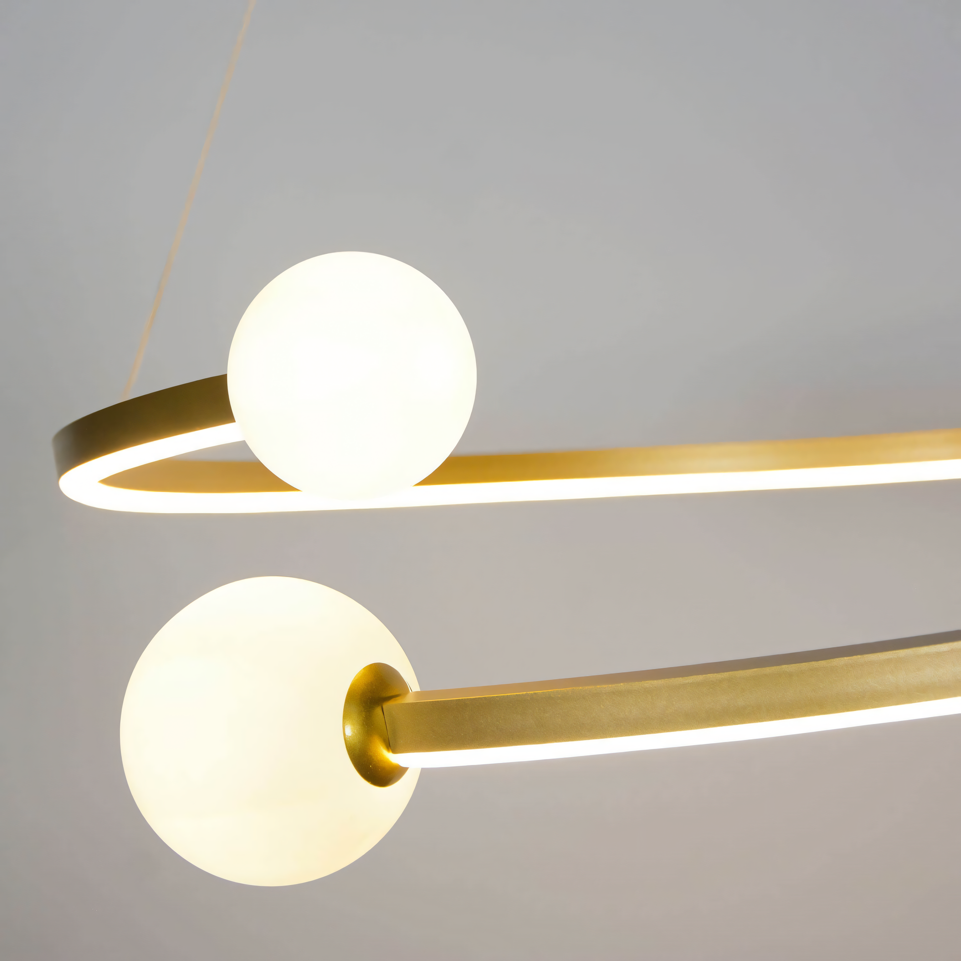 Striking hanging light that embodies the essence of the Magical Island Villa