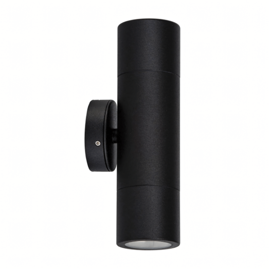 VL-10W Outdoor UP-Down Facade Light casting warm glow on cultural center façade