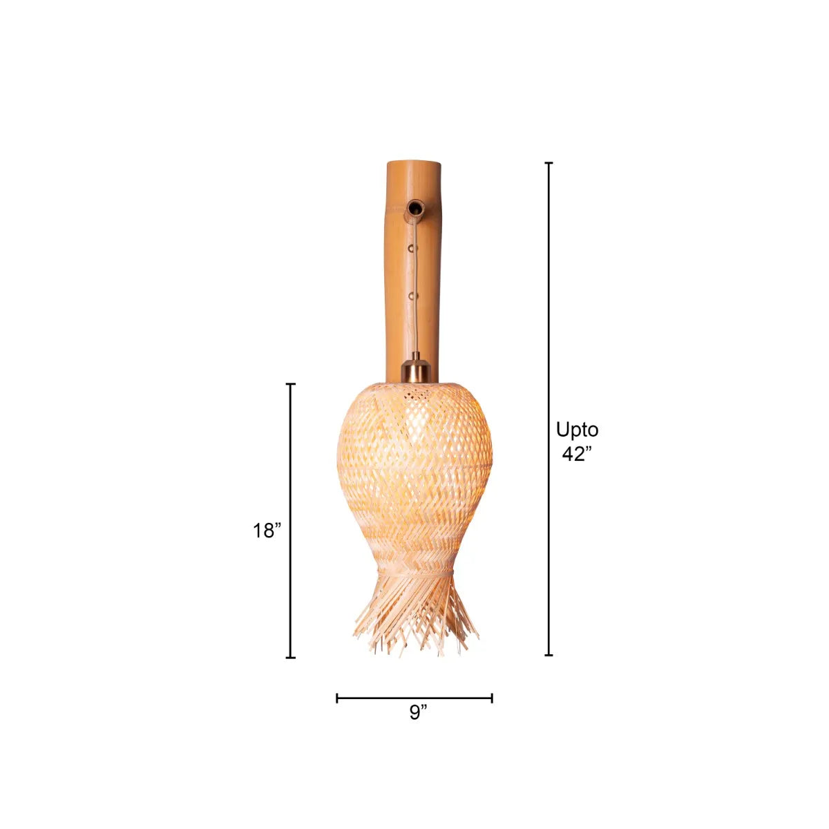 Fishwives Tale Rattan Wall Light