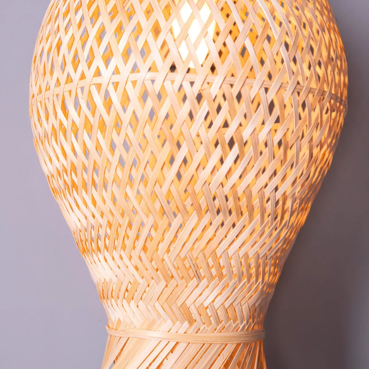 Fishwives Tale Rattan Wall Light in Natural Finish