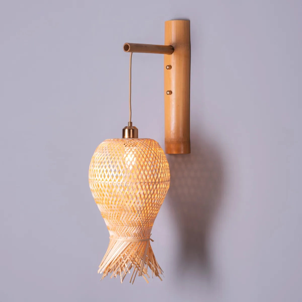 Fishwives Tale Rattan Wall Light