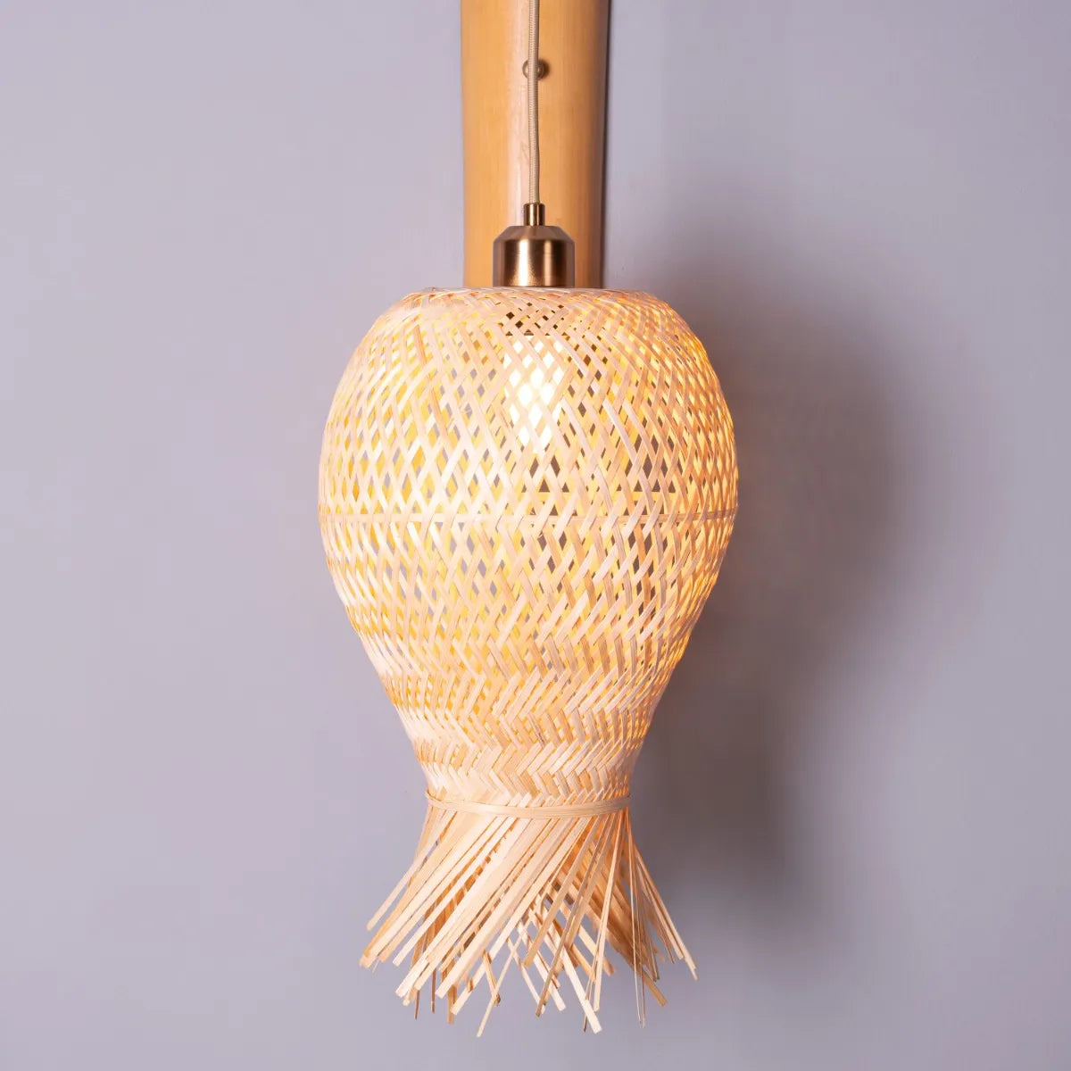 Fishwives Tale Rattan Wall Light