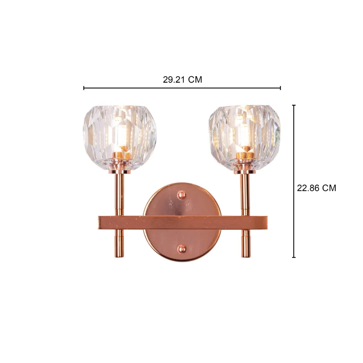 White Diamond Crystal Wall Light