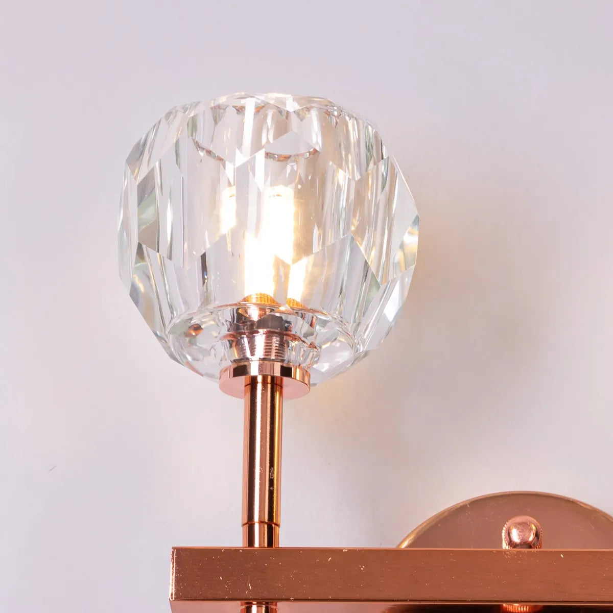 White Diamond Crystal Wall Light