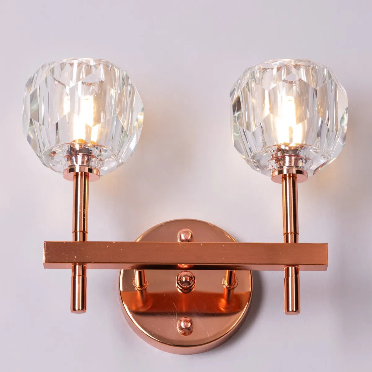 White Diamond Crystal Wall Light