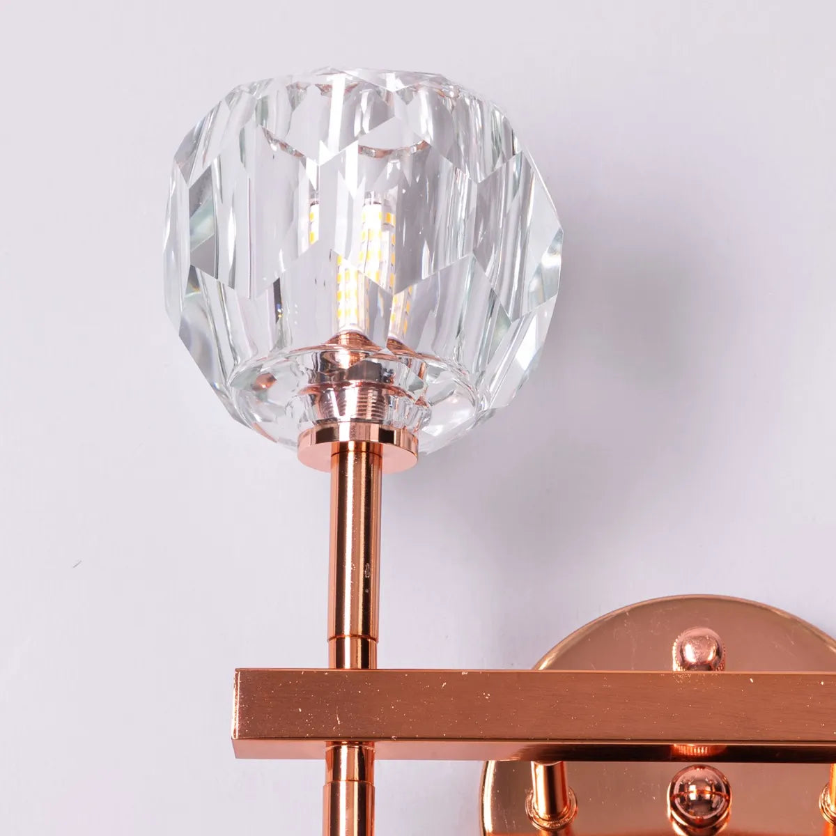 White Diamond Crystal Wall Light