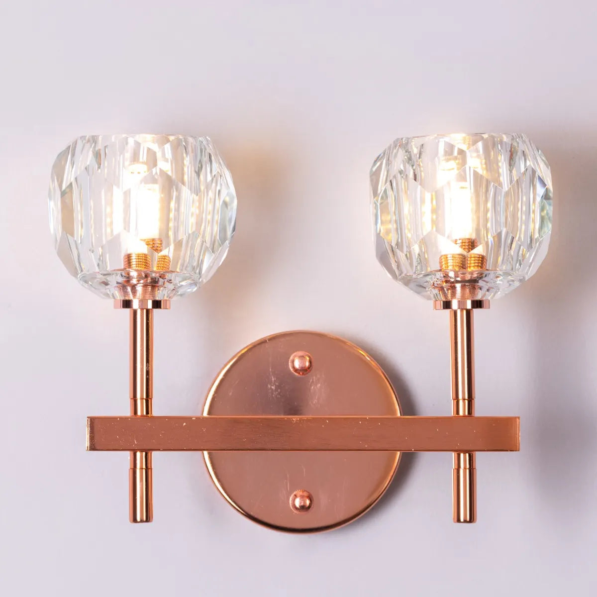 White Diamond Crystal Wall Light