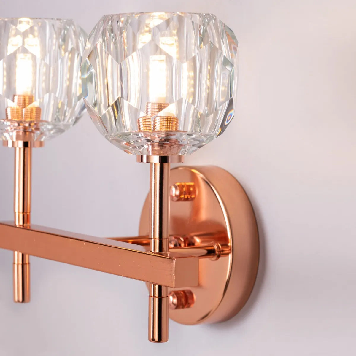 White Diamond Crystal Wall Light