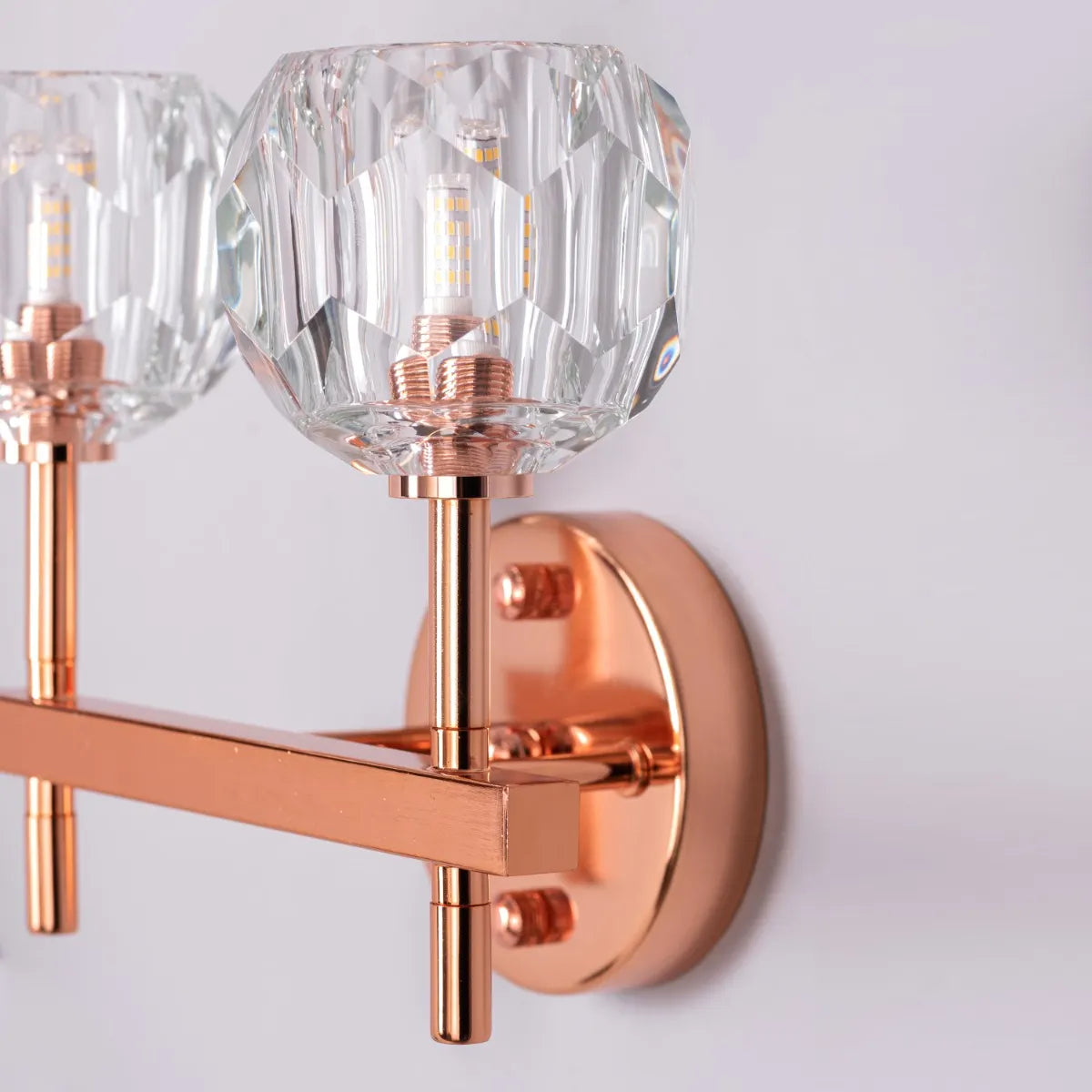 White Diamond Crystal Wall Light