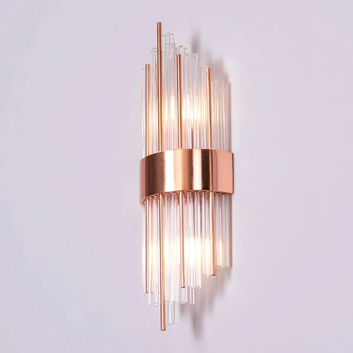 Carry My Heart Glass Tube Wall Light