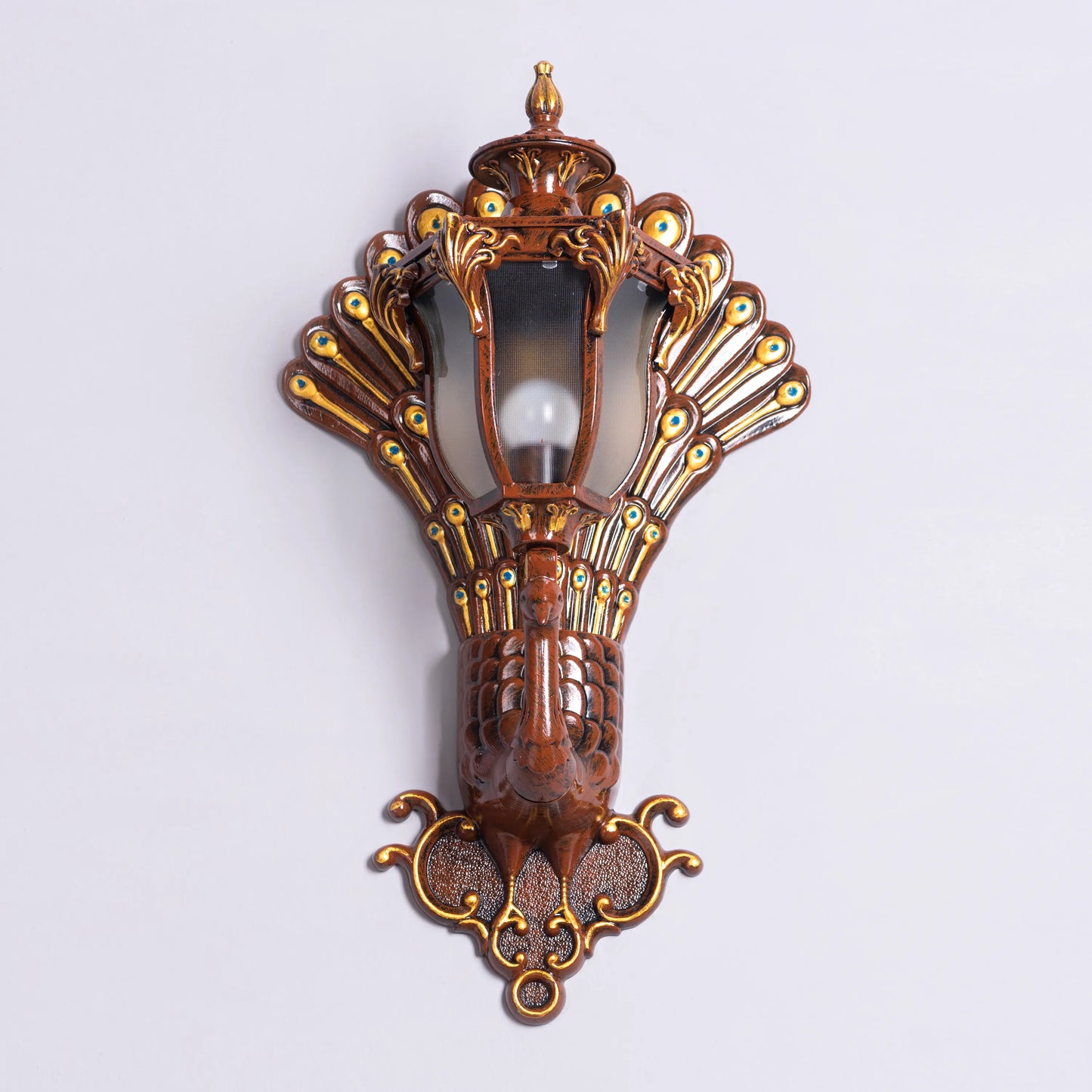 Plume Frosted Glass Wall Light