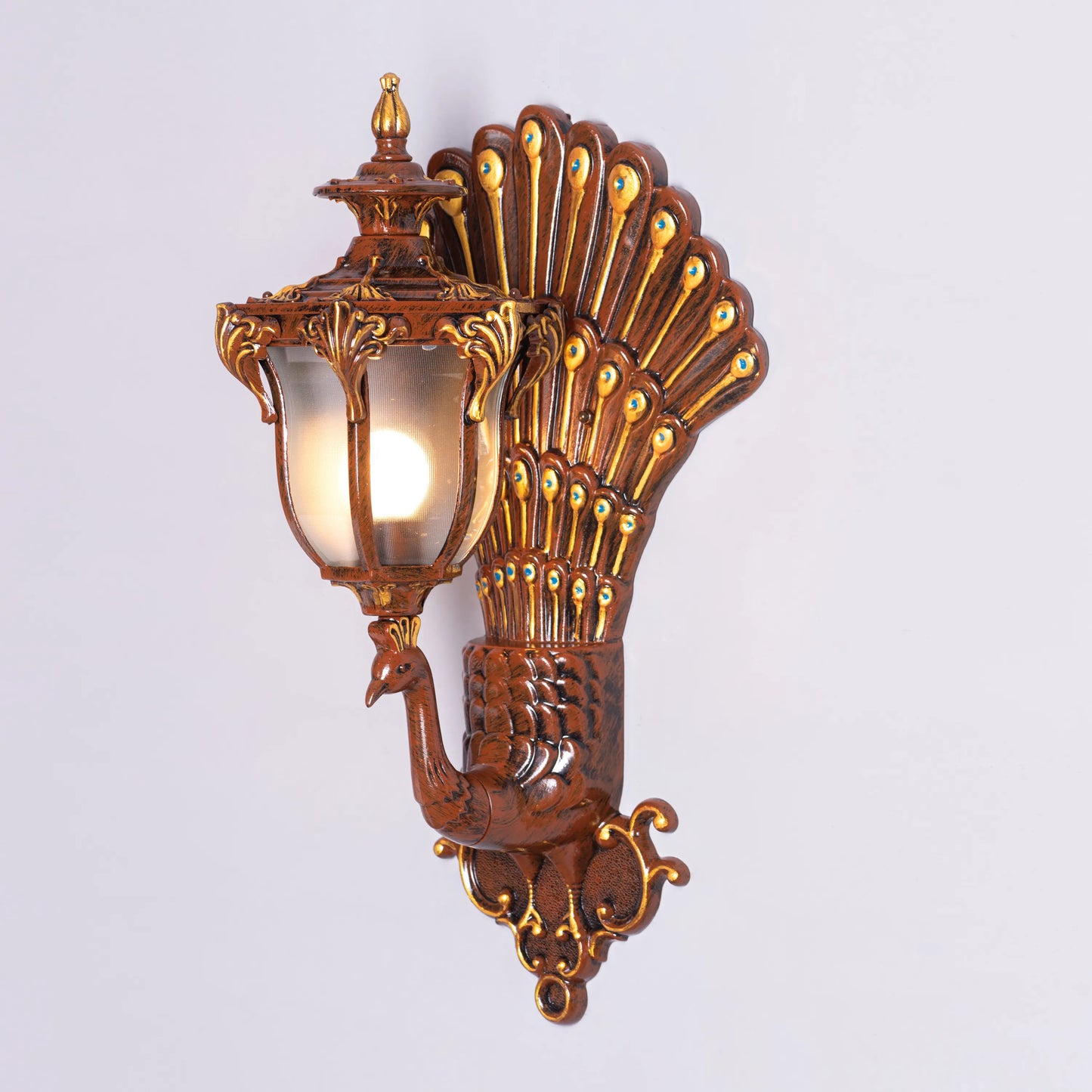 Plume Frosted Glass Wall Light